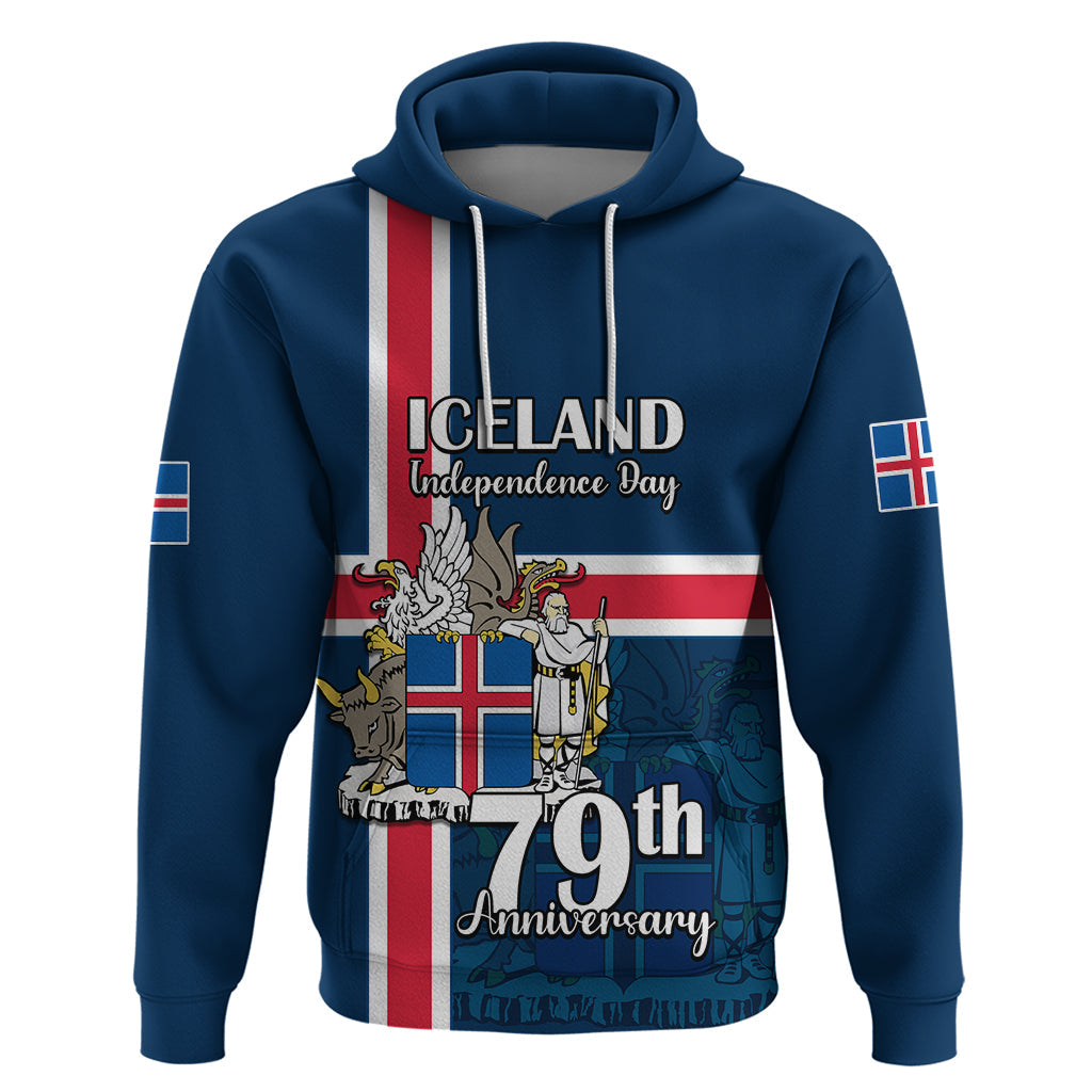 Iceland Hoodie Icelandic National Day