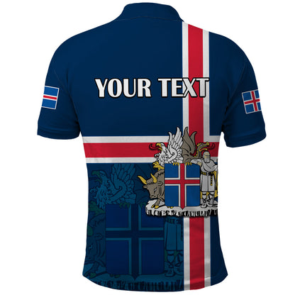 Custom Iceland Polo Shirt Icelandic National Day