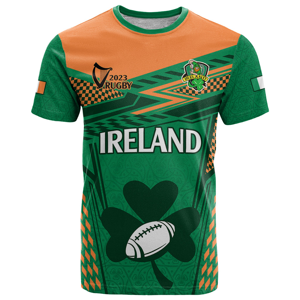 Ireland Rugby T Shirt 2023 World Cup Shamrock Sporty Style