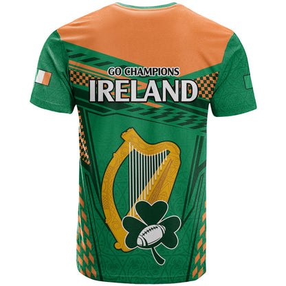 Ireland Rugby T Shirt 2023 World Cup Shamrock Sporty Style