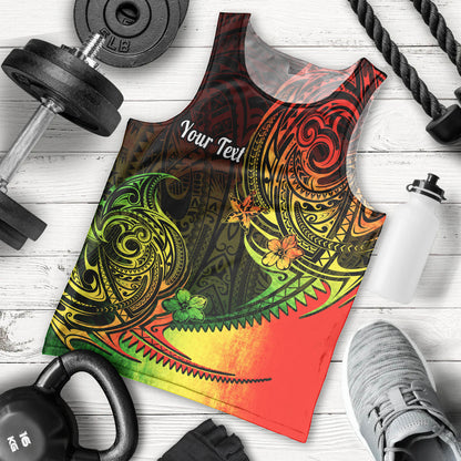 Personalised Polynesian Tribal Men Tank Top Unique Reggae