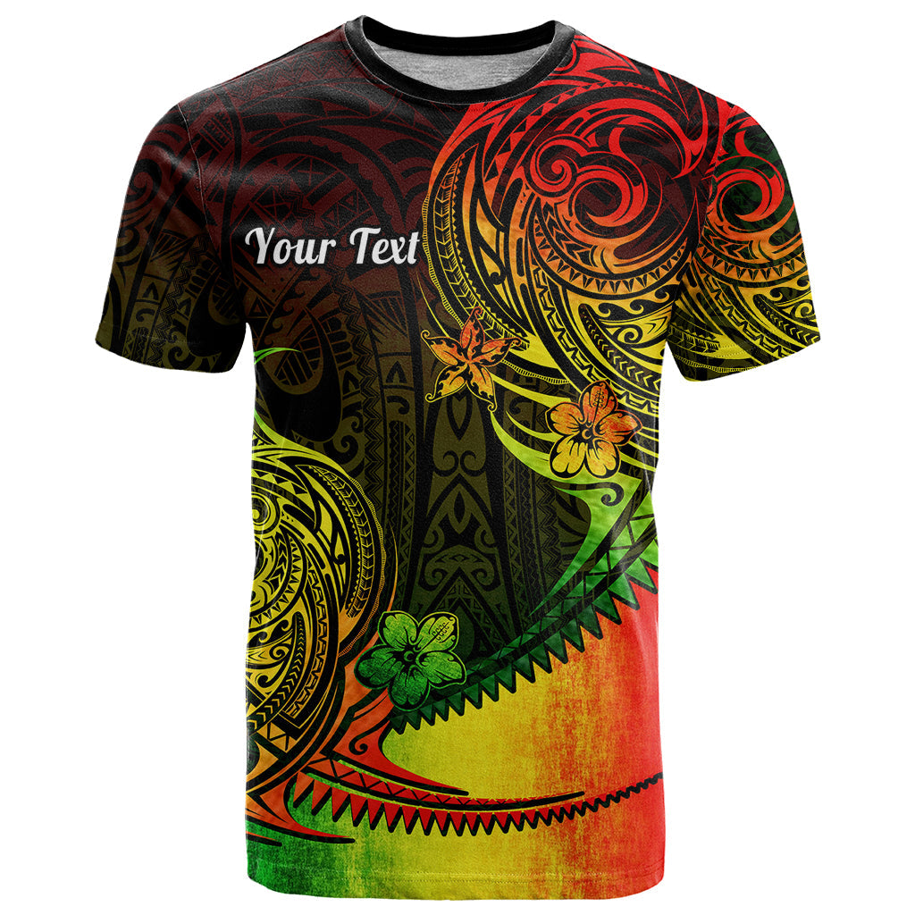 Personalised Polynesian Tribal T Shirt Unique Reggae
