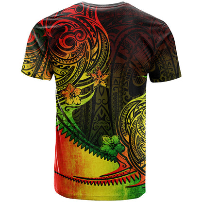 Personalised Polynesian Tribal T Shirt Unique Reggae