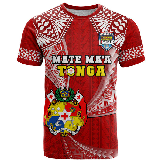 Tonga Rugby T Shirt Mate Maa Tonga Pacific Tongan Ngatu