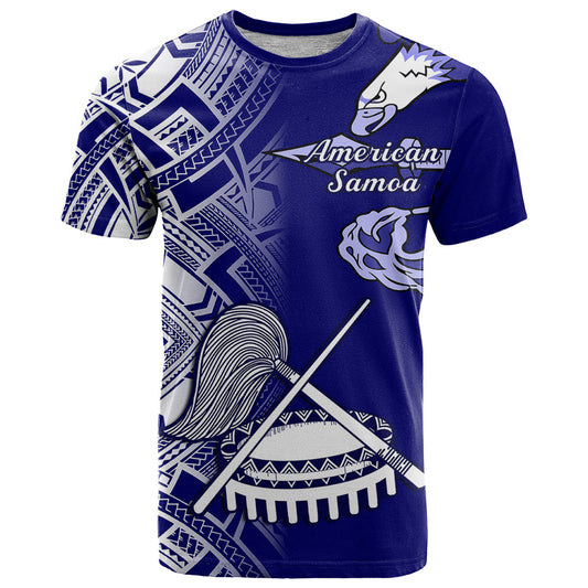 Personalised American Samoa T Shirt July 4 Independence Day