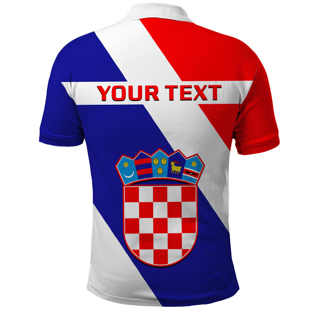 Custom June 25 Croatia Polo Shirt Independence Day Hrvatska Coat Of Arms 32Nd Anniversary