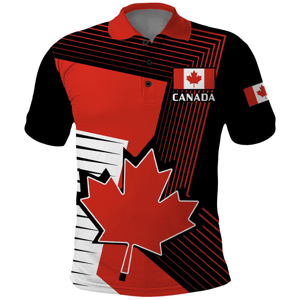 July 1 Canada Polo Shirt Independence Day With Canadian Maple Leaf