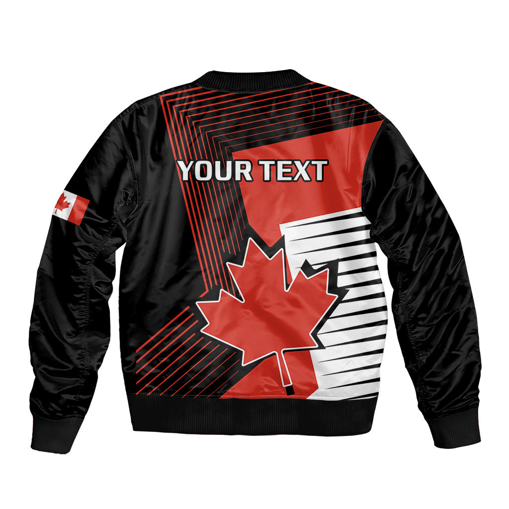 Personalised July 1 Canada Bomber Jacket Independence Day With Canadian Maple Leaf