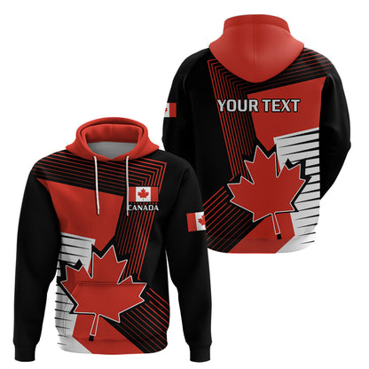 Custom July 1 Canada Hoodie Independence Day With Canadian Maple Leaf