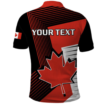 Custom July 1 Canada Polo Shirt Independence Day With Canadian Maple Leaf
