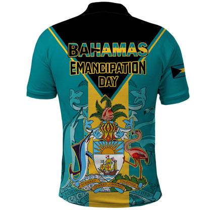 Bahamas Polo Shirt Happy Bahamian Emancipation Day