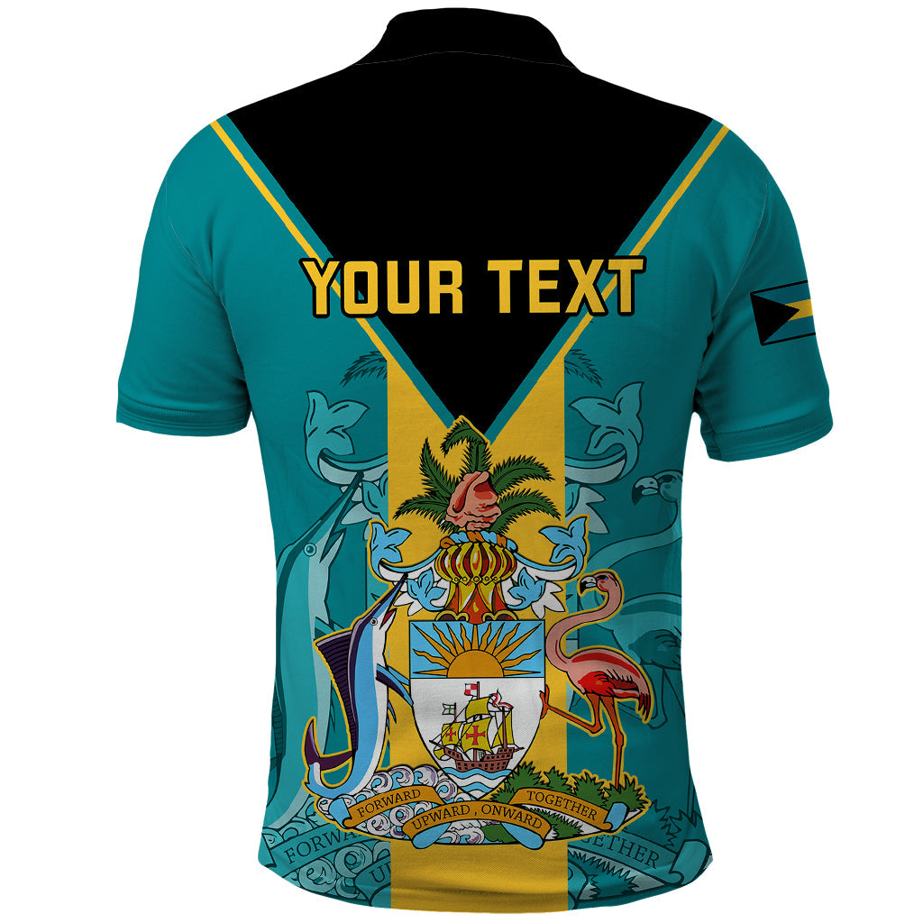 Personalised Bahamas Polo Shirt Happy Bahamian Emancipation Day