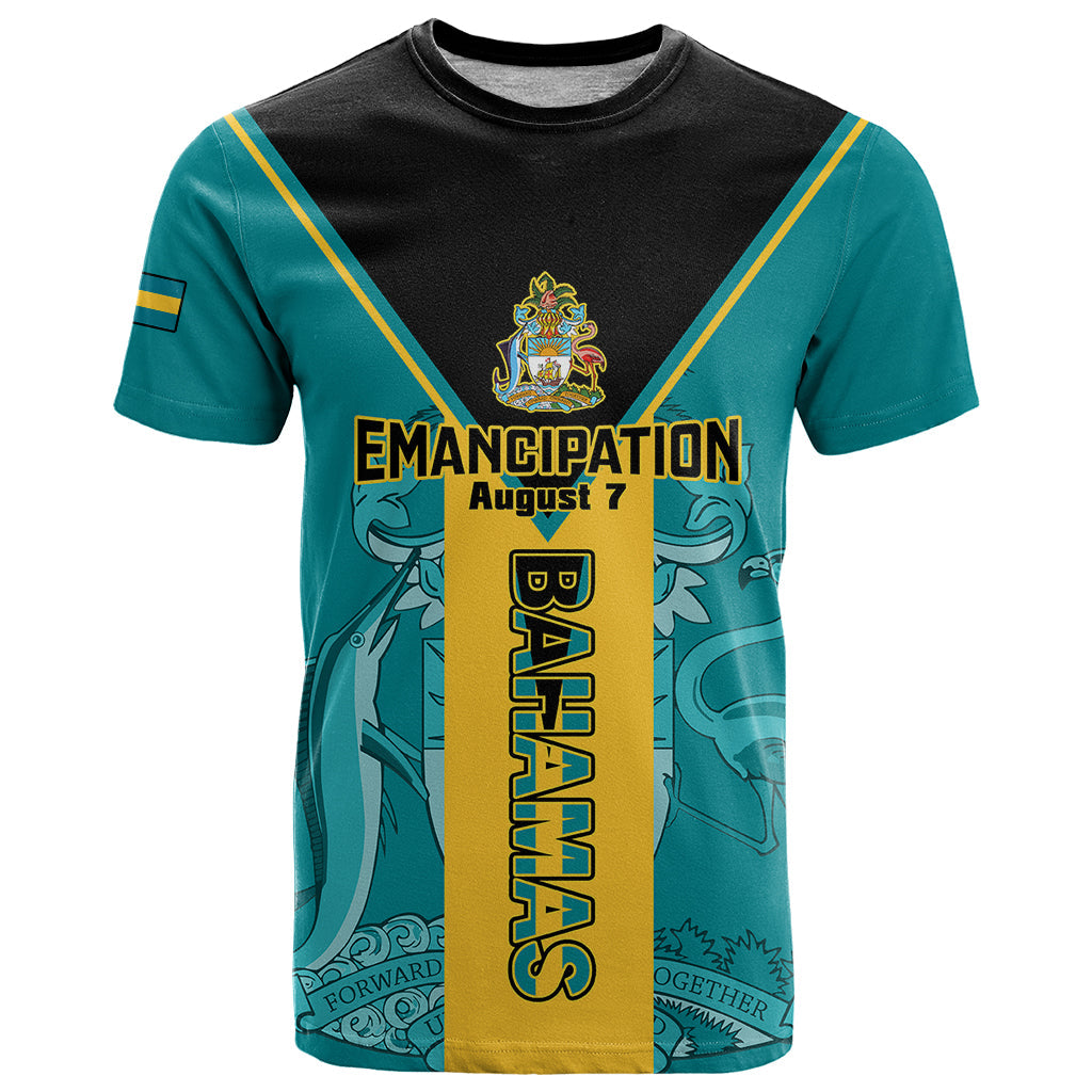 Personalised Bahamas T Shirt Happy Bahamian Emancipation Day