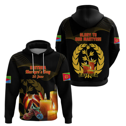 20 June Eritrea Martyrs Day Hoodie Glory To Our Martyrs