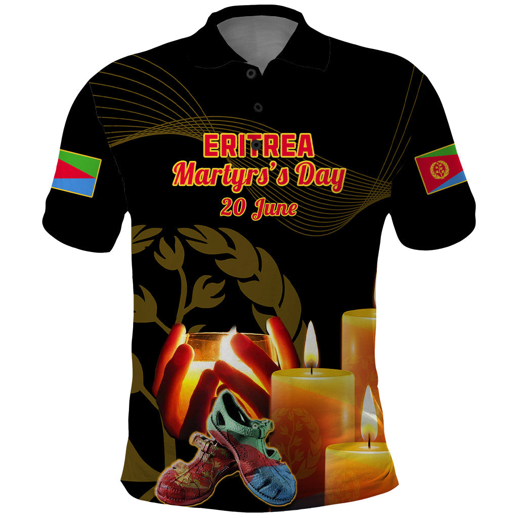 Personalised 20 June Eritrea Martyrs Day Polo Shirt Glory To Our Martyrs