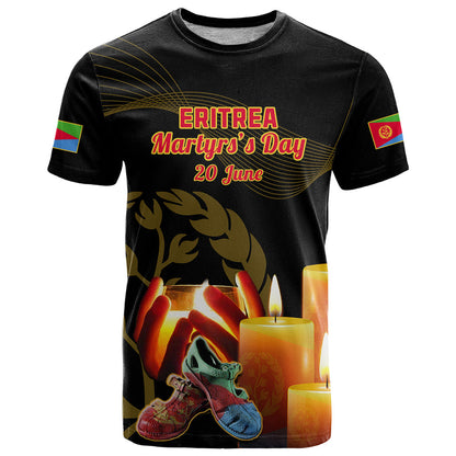 Personalised 20 June Eritrea Martyrs Day T Shirt Glory To Our Martyrs