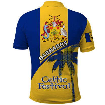 Barbados Polo Shirt 2023 Celtic Festival Special Version
