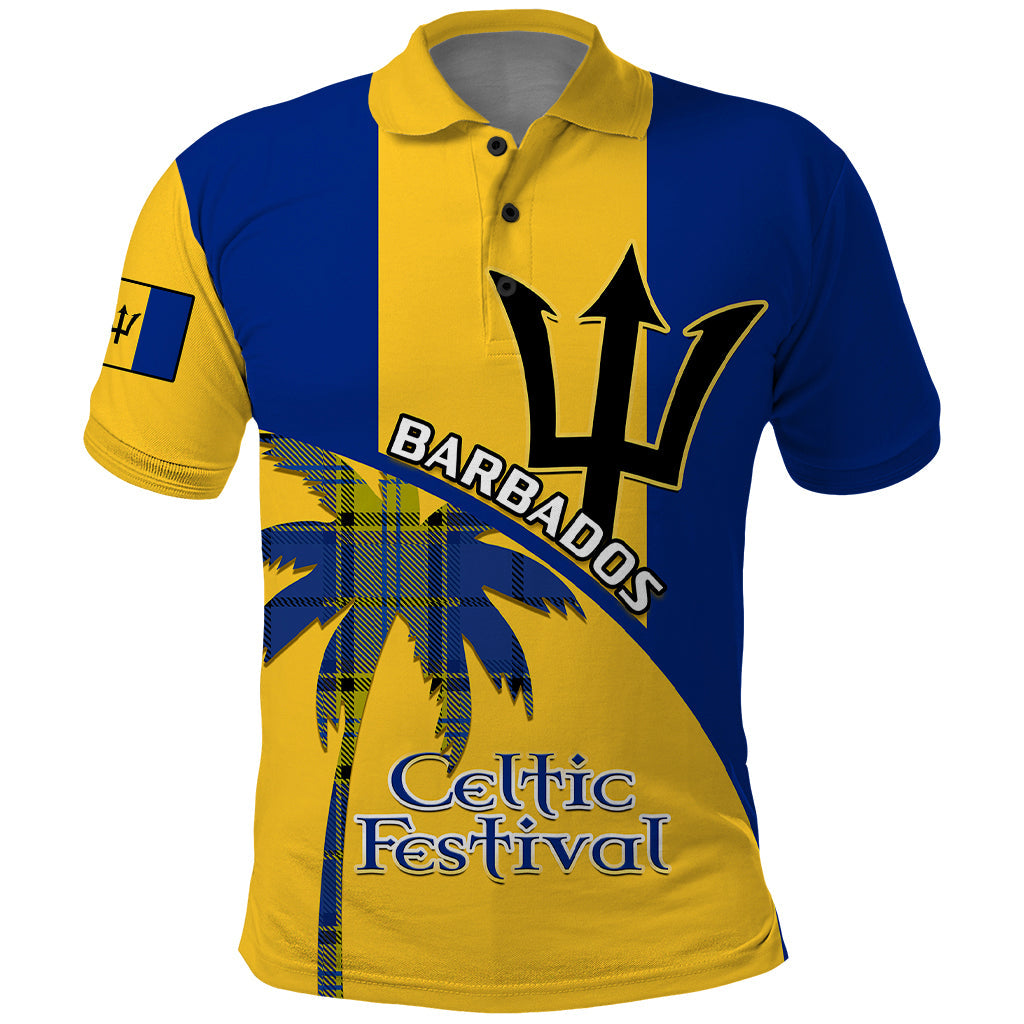 Custom Barbados Polo Shirt 2023 Celtic Festival Special Version