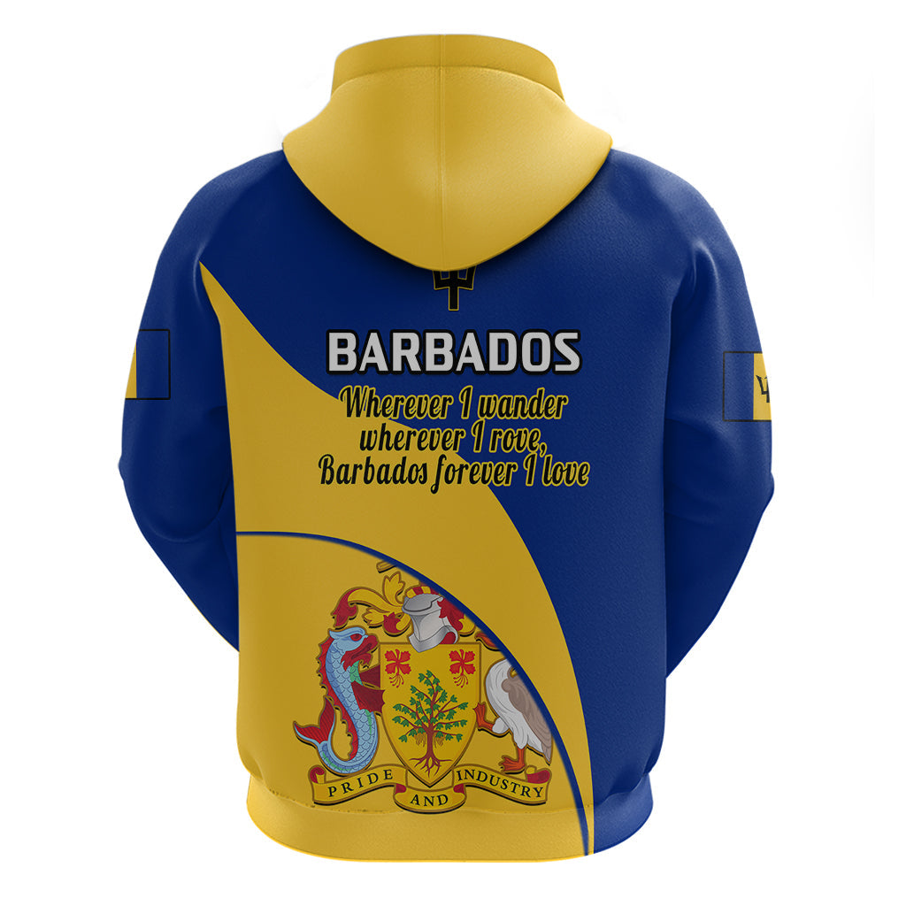 Barbados Hoodie Barbadian Coat Of Arms