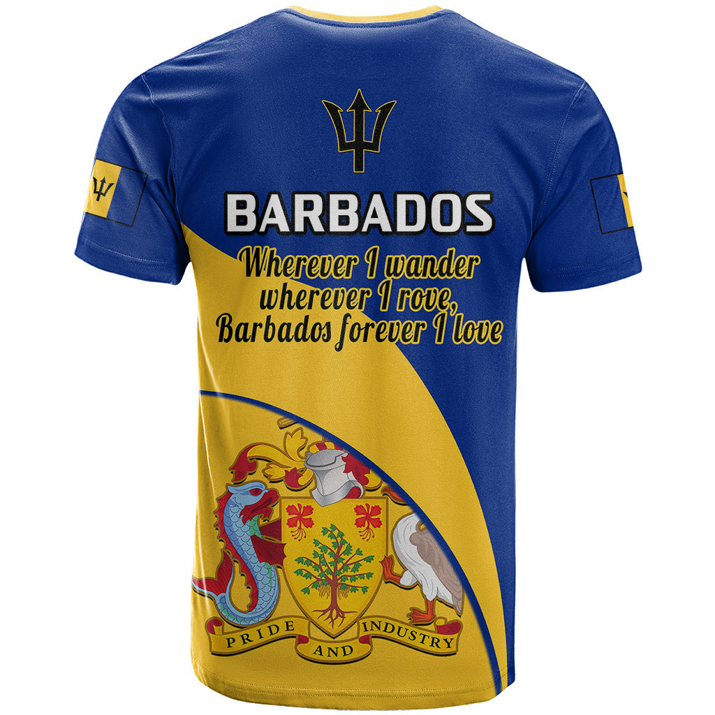 Barbados T Shirt Barbadian Coat Of Arms