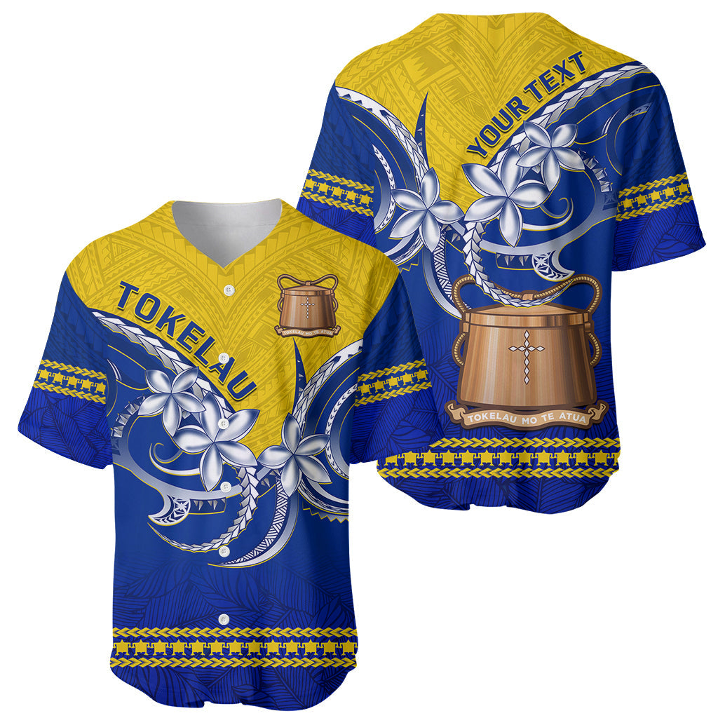 Tokelau Baseball Jersey Tokelauan Tatau Plumeria Special Style