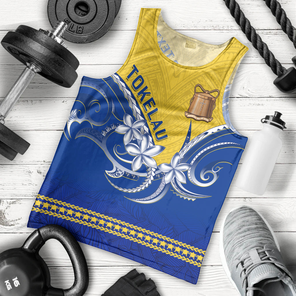 Tokelau Men Tank Top Tokelauan Tatau Plumeria Special Style