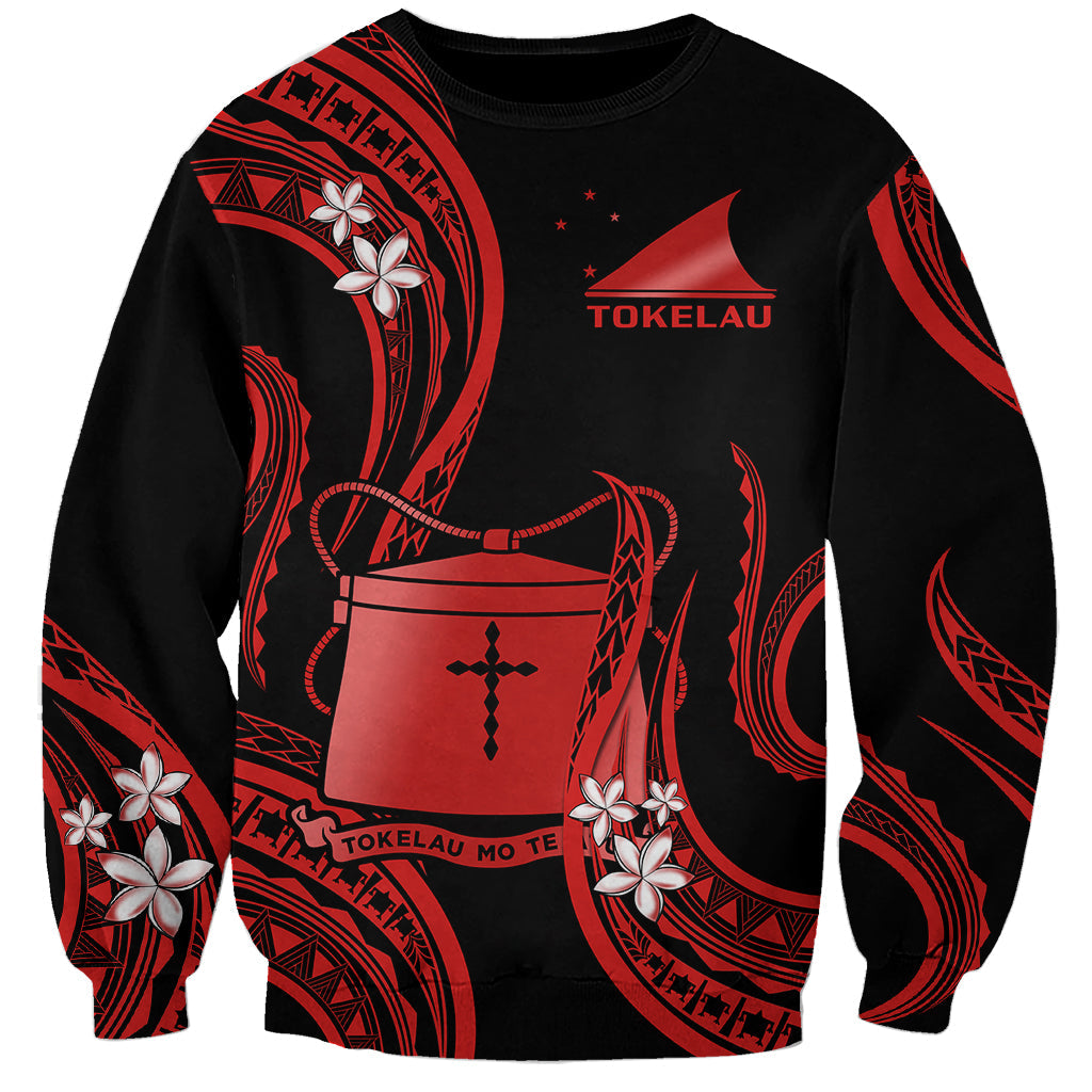 Tokelau Sweatshirt Tokelauan Tatau With Badge Red