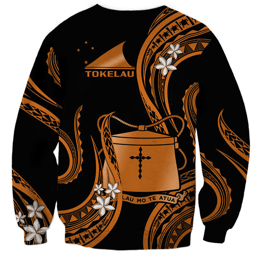 Tokelau Sweatshirt Tokelauan Tatau With Badge Gold