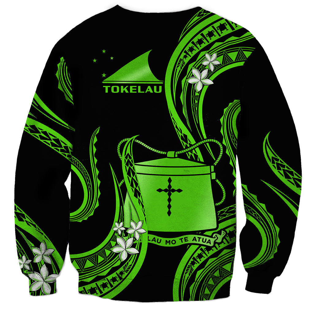 Tokelau Sweatshirt Tokelauan Tatau With Badge Green