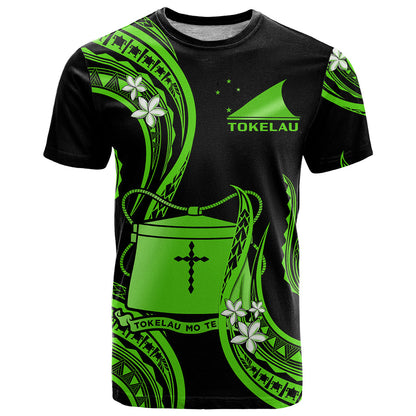 Tokelau T Shirt Tokelauan Tatau With Badge Green