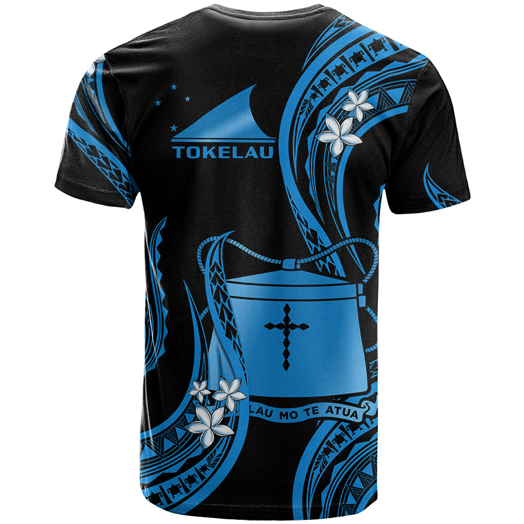 Tokelau T Shirt Tokelauan Tatau With Badge Blue