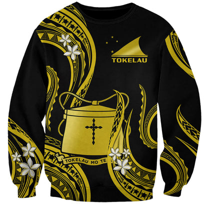 Tokelau Sweatshirt Tokelauan Tatau With Badge Yellow