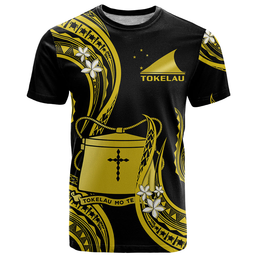 Tokelau T Shirt Tokelauan Tatau With Badge Yellow