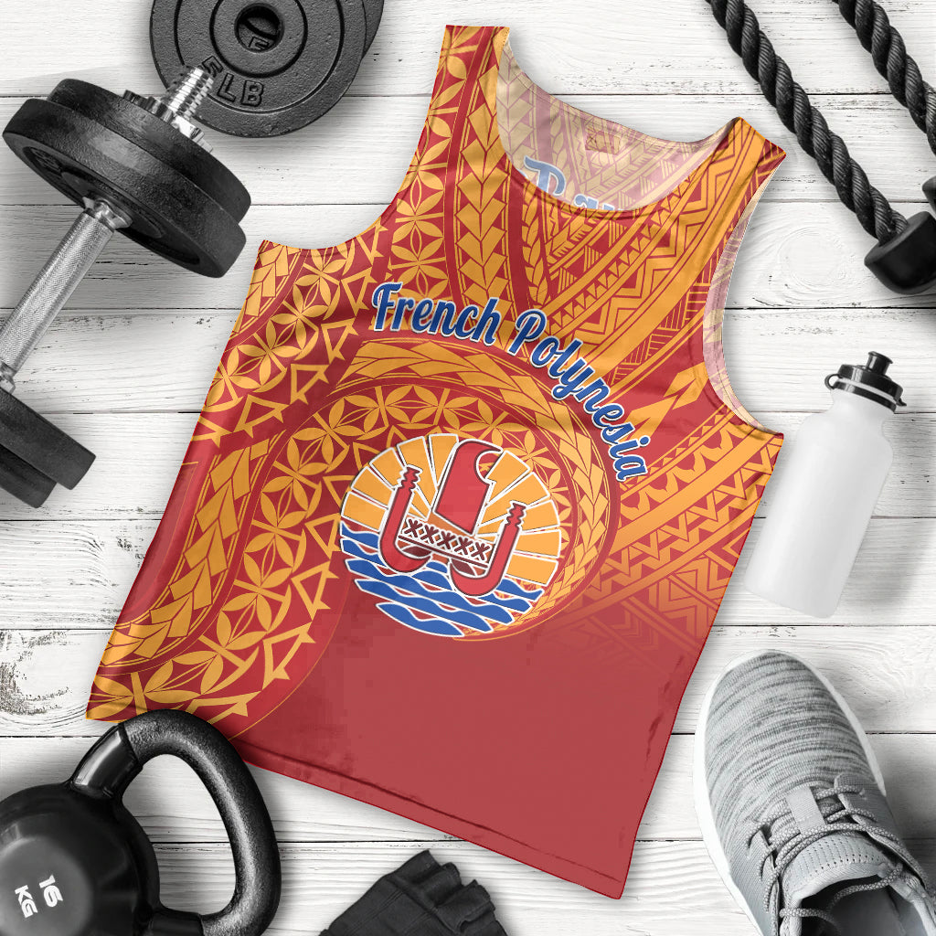 French Polynesia Men Tank Top Happy Internal Autonomy Day