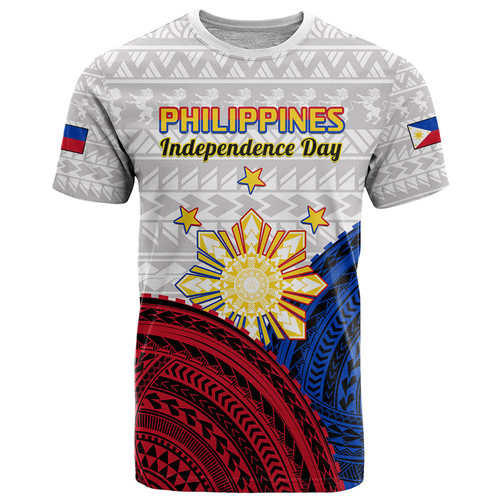 Philippines Independence Day T Shirt Proud To Be Filipino Polynesian Pattern