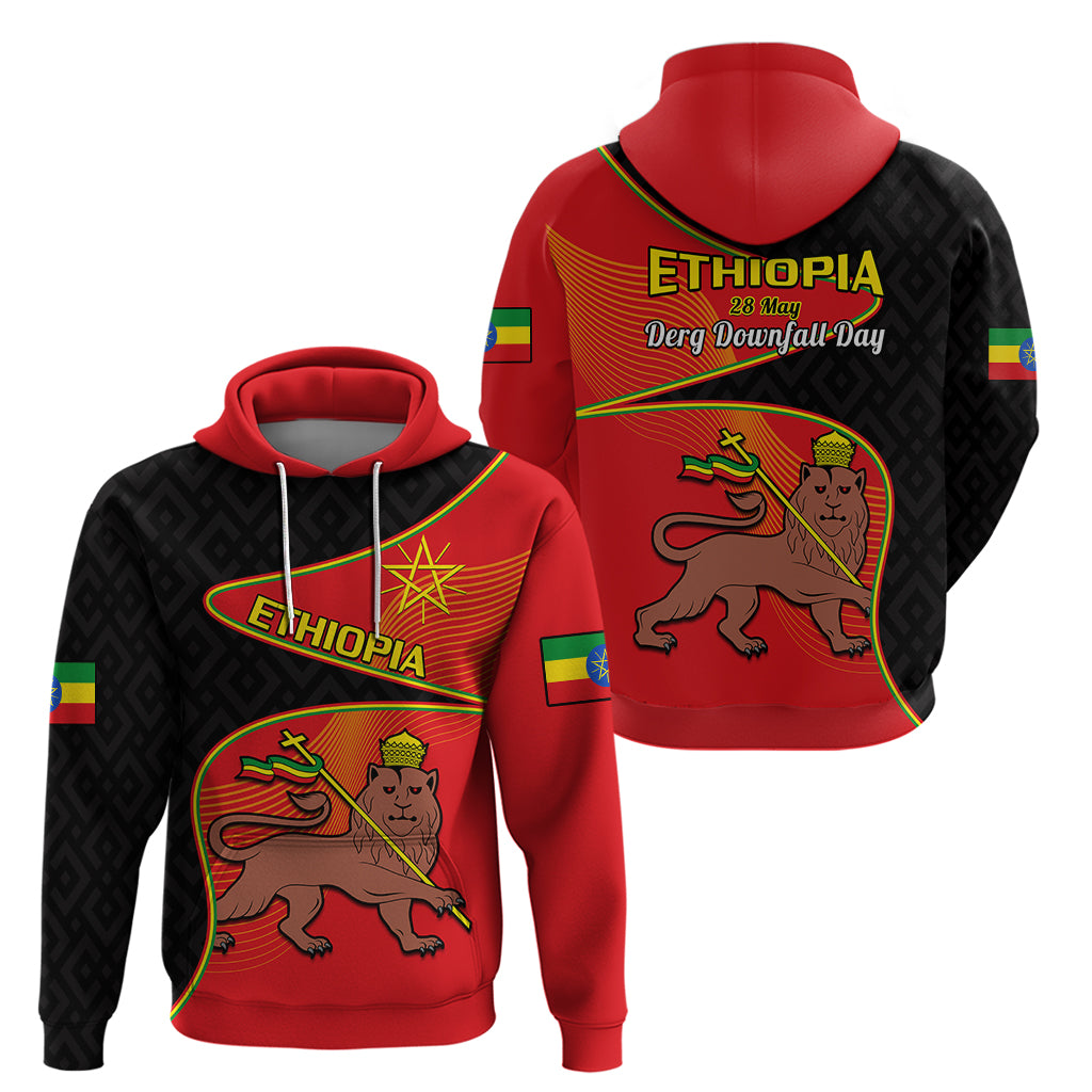 Ethiopia Derg Downfall Day Hoodie Ethiopian Lion Of Judah