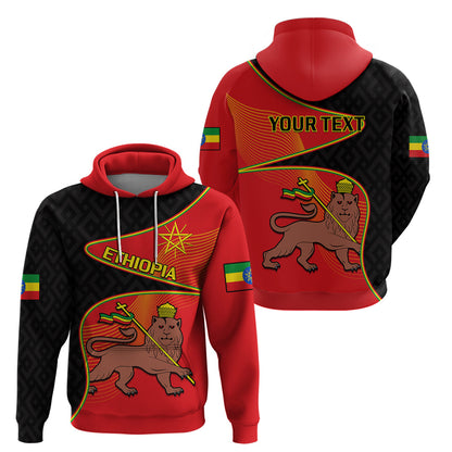 Custom Ethiopia Derg Downfall Day Hoodie Ethiopian Lion Of Judah