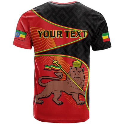 Custom Ethiopia Derg Downfall Day T Shirt Ethiopian Lion Of Judah