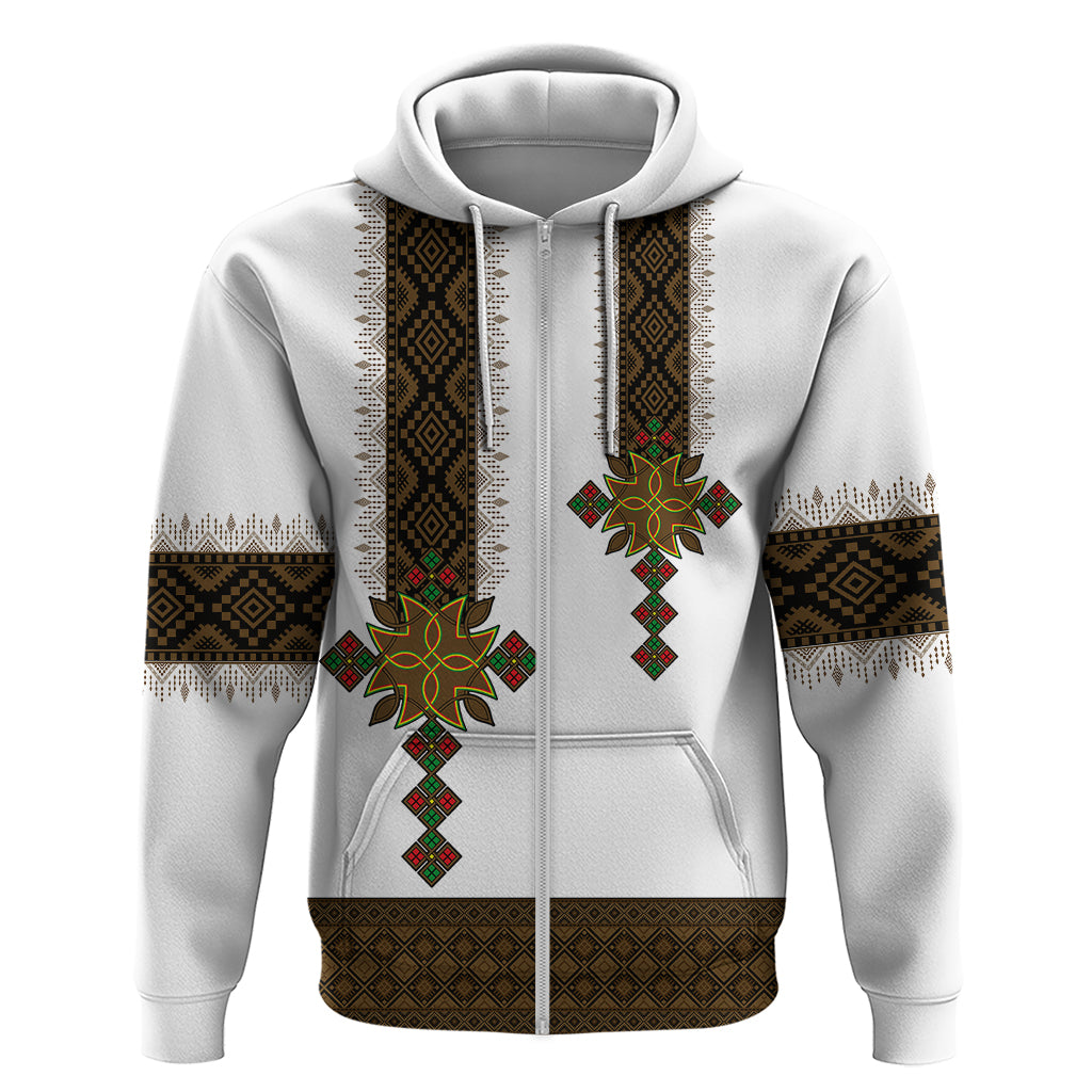 Ethiopia Hoodie Ethiopian Tilet With African Pattern Ver.01