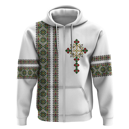 Ethiopia Hoodie Ethiopian Tilet With African Pattern Ver.02