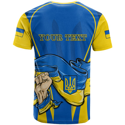 Custom Ukraine T Shirt Happy Ukrainian 32nd Independence Anniversary