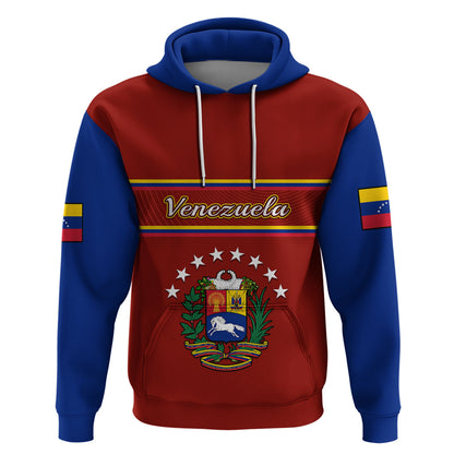 Personalised Venezuela Hoodie Coat Of Arms Style 2023