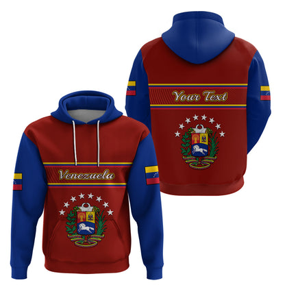 Personalised Venezuela Hoodie Coat Of Arms Style 2023