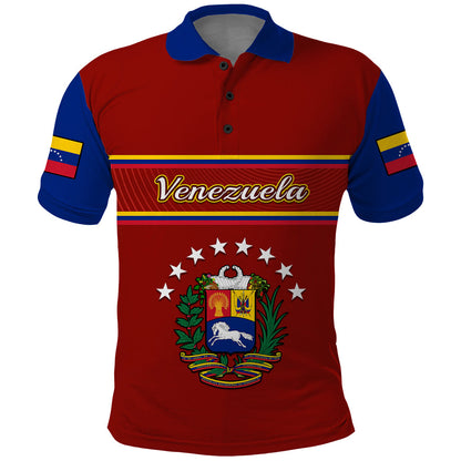 Personalised Venezuela Polo Shirt Coat Of Arms Style 2023