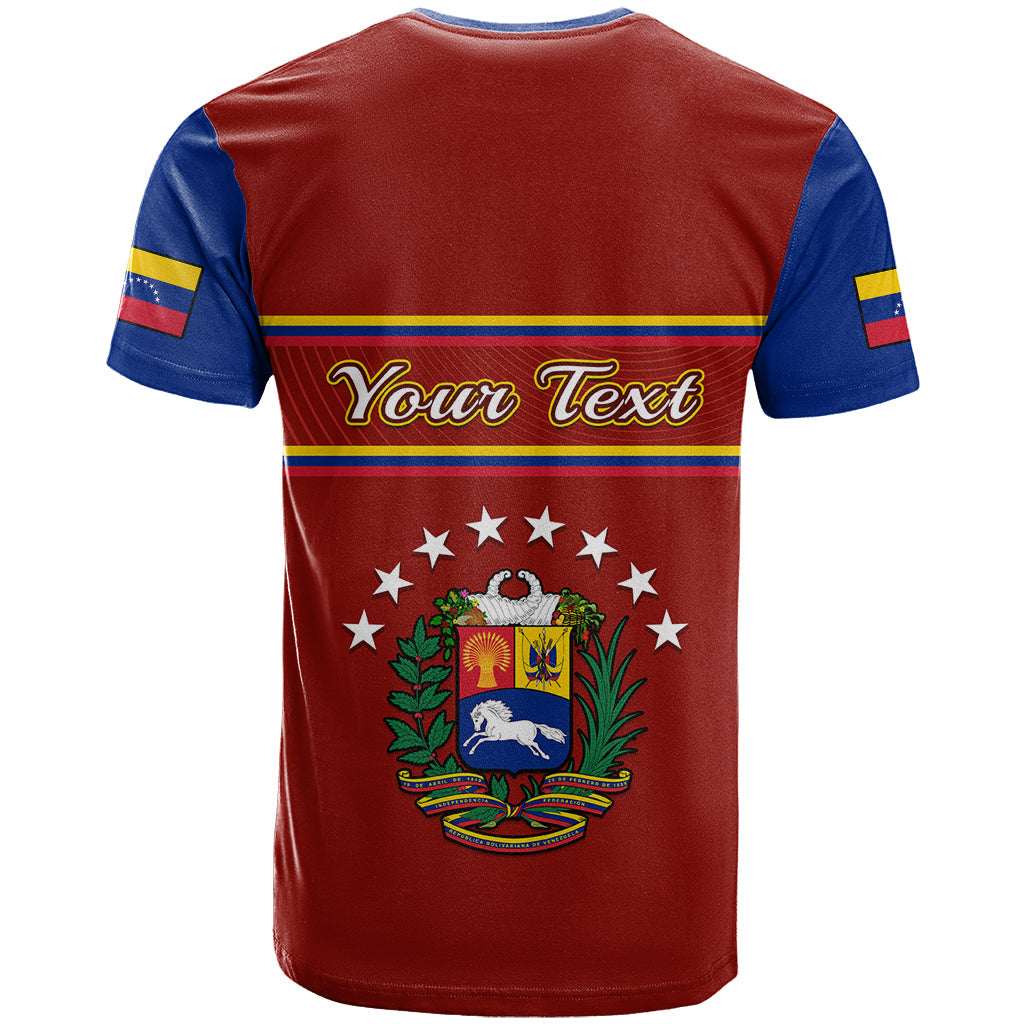 Personalised Venezuela T Shirt Coat Of Arms Style 2023