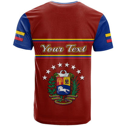 Personalised Venezuela T Shirt Coat Of Arms Style 2023