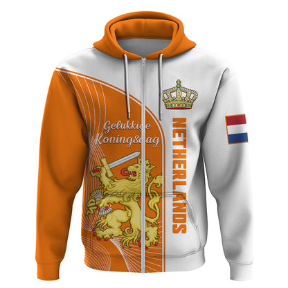 Netherlands Kings Day Hoodie Gelukkige Koningsdag Ver.01