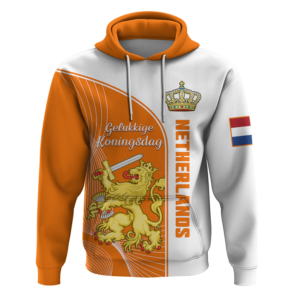 Custom Netherlands Kings Day Hoodie Gelukkige Koningsdag Ver.01