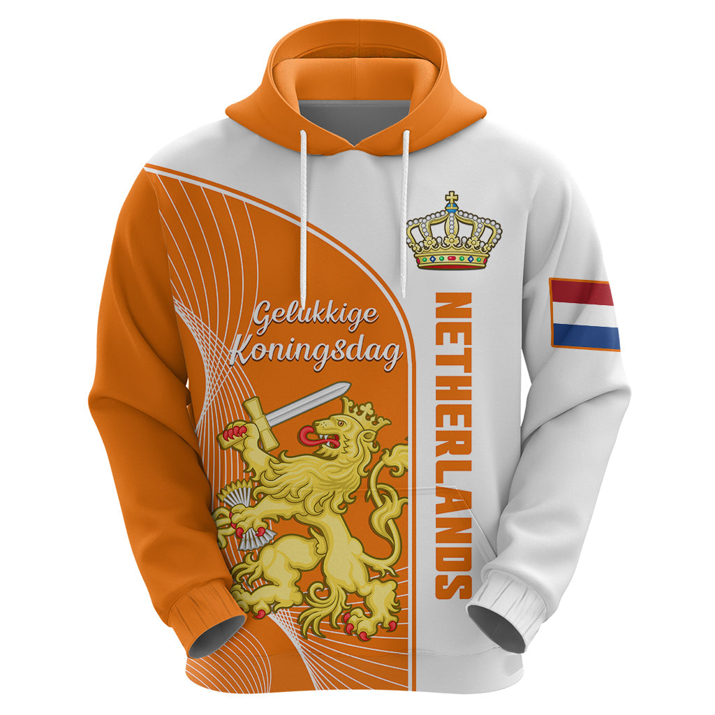 Custom Netherlands Kings Day Hoodie Gelukkige Koningsdag Ver.01