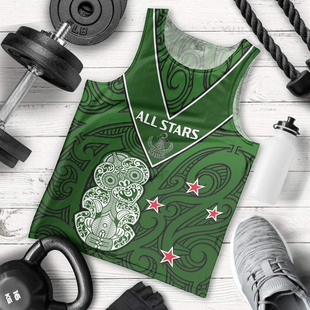Aotearoa Rugby Men Tank Top All Stars New Zealand Tiki Maori